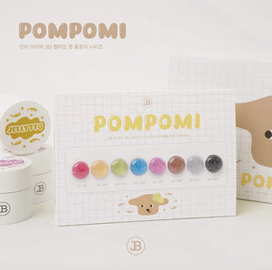 【JIN.B】Jellytto Pompomi 8pc collection - Velvet 3D embo gel