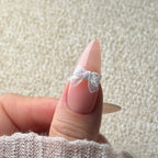 【AURA GLITTER】Shine Pop Ribbon Nail Parts (1 Piece)