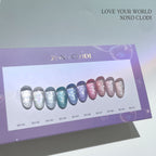 【CLODI】(Delayed delivery) XOXO Reflective Glitter Gel 10-piece set