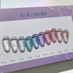 【CLODI】(Delayed delivery) XOXO Reflective Glitter Gel 10-piece set