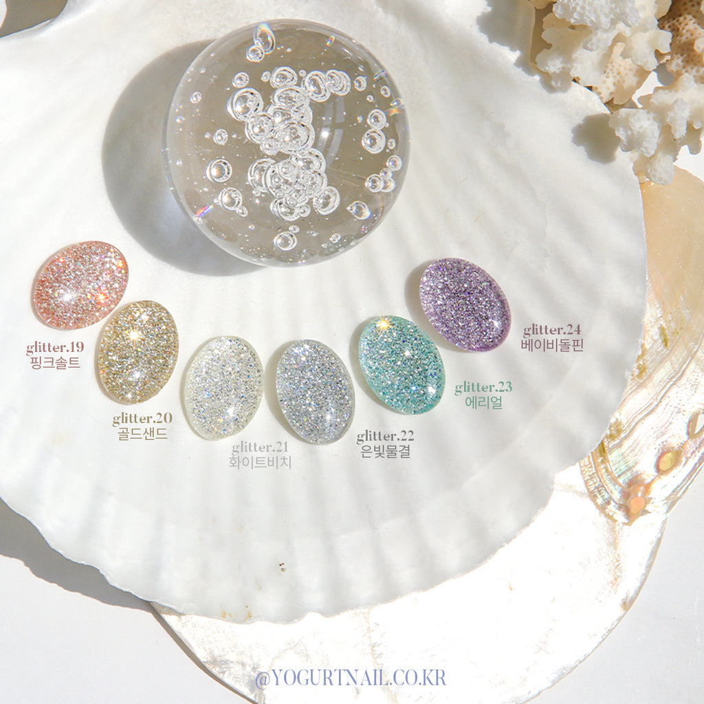 【YOGURT】'Newthings' Glitter Gel G23 Ariel