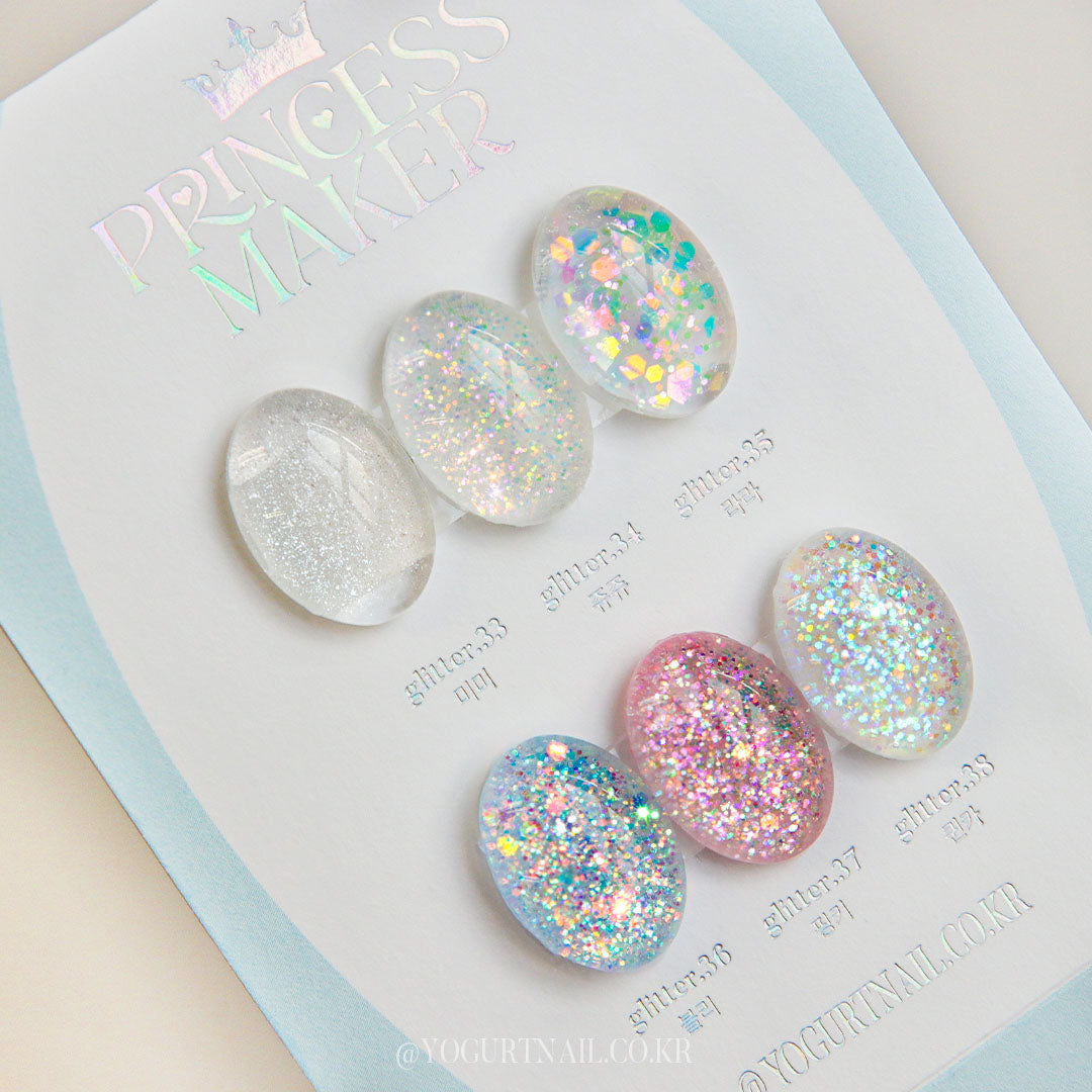 【YOGURT】Princess Maker Glitter Gel #G33