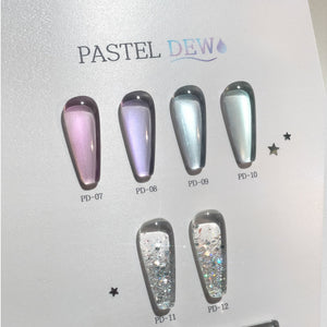 【CLODI】Pastel Dew Magnetic Gel + Glitter Gel 6 Colors