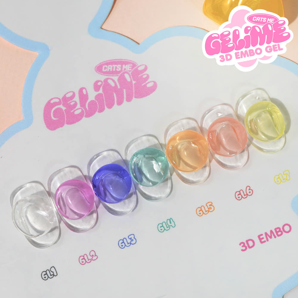 【CATS ME】GELiME 3D Embogel 7-piece