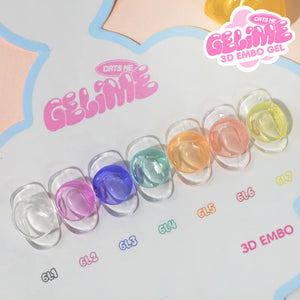 【CATS ME】GELiME 3D Embogel 7-piece