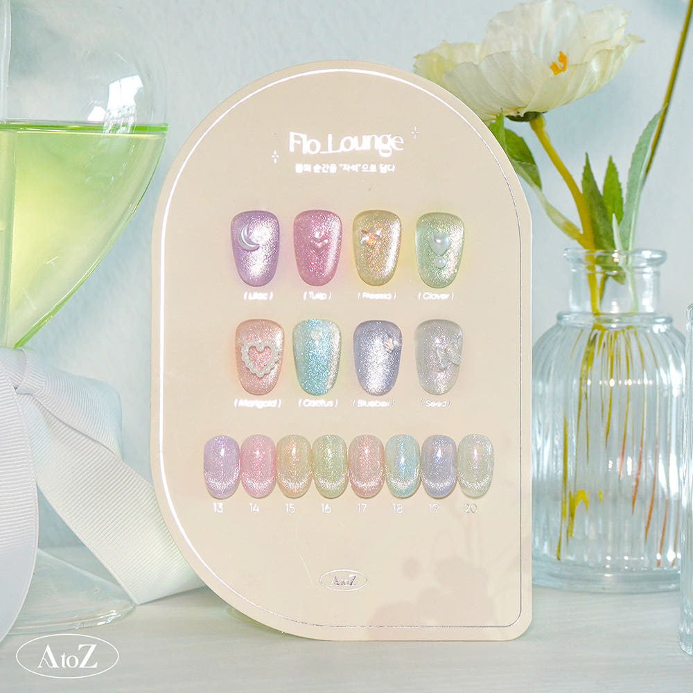 【AtoZ】 Spring New Magnetic Gel 8-piece Collection / Flo-Launge magnet season1 8-piece  Collection