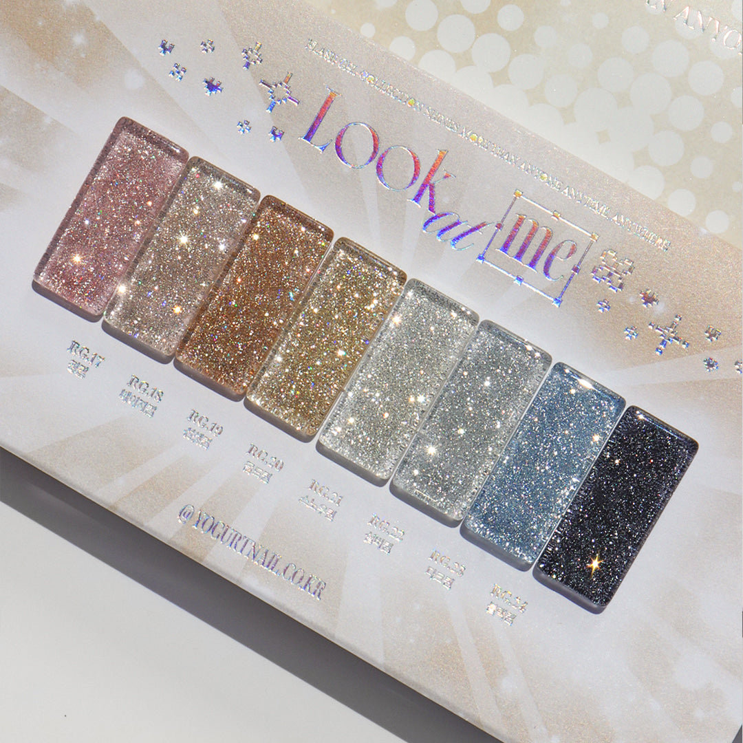 【YOGURT】 'Look at Me' Reflective Glitter Gel 8-Piece Set