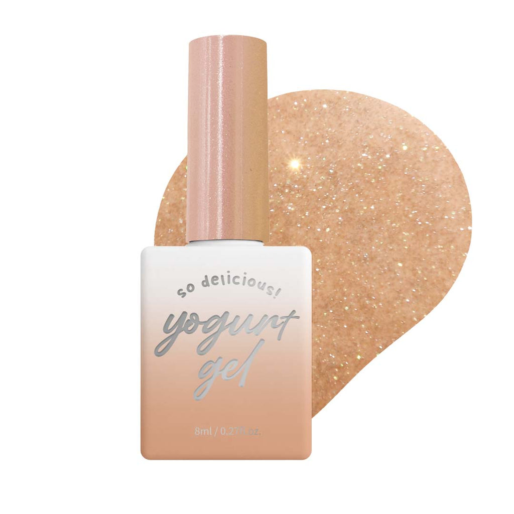 【YOGURT】'Ballerina' Reflective Glitter Gel #RG03 Silk Mood