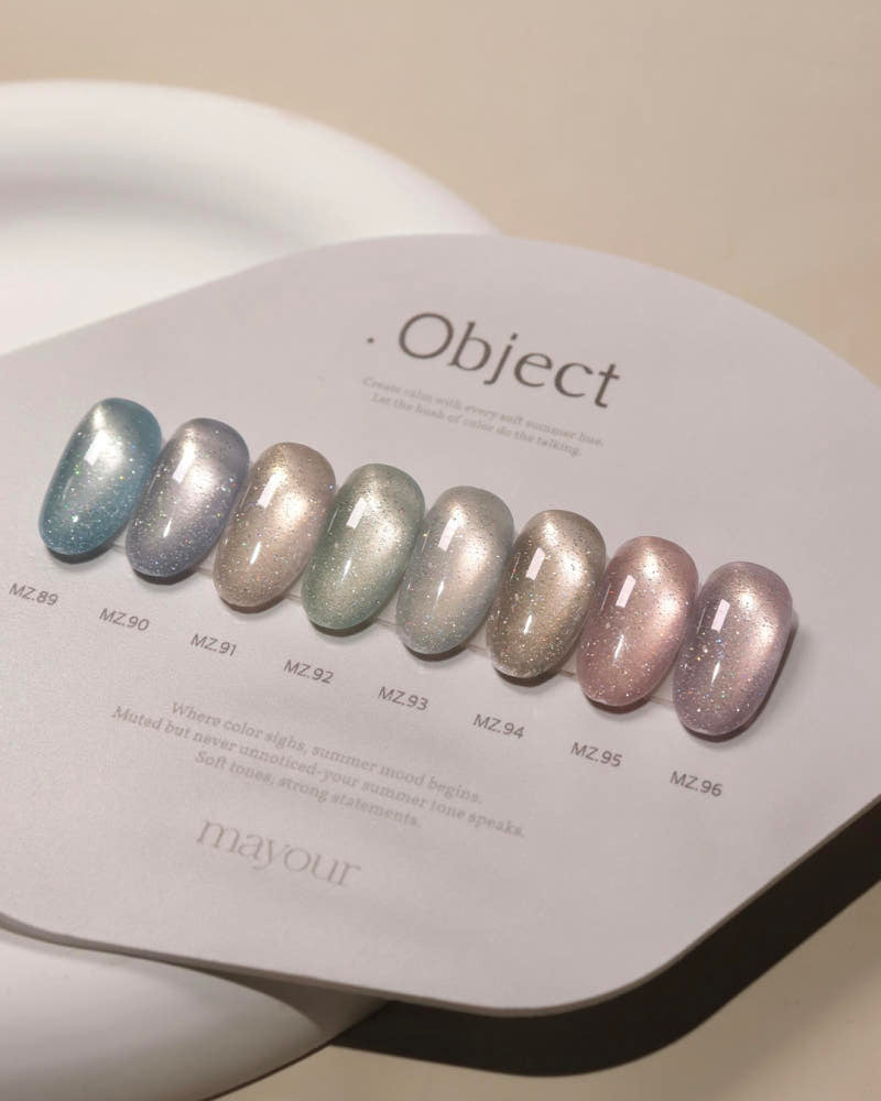 【Mayour】Objet Glitter Magnet Gel 8-piece set