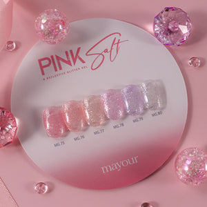 【Mayour】PinkSalt Reflective Glitter Gel Single