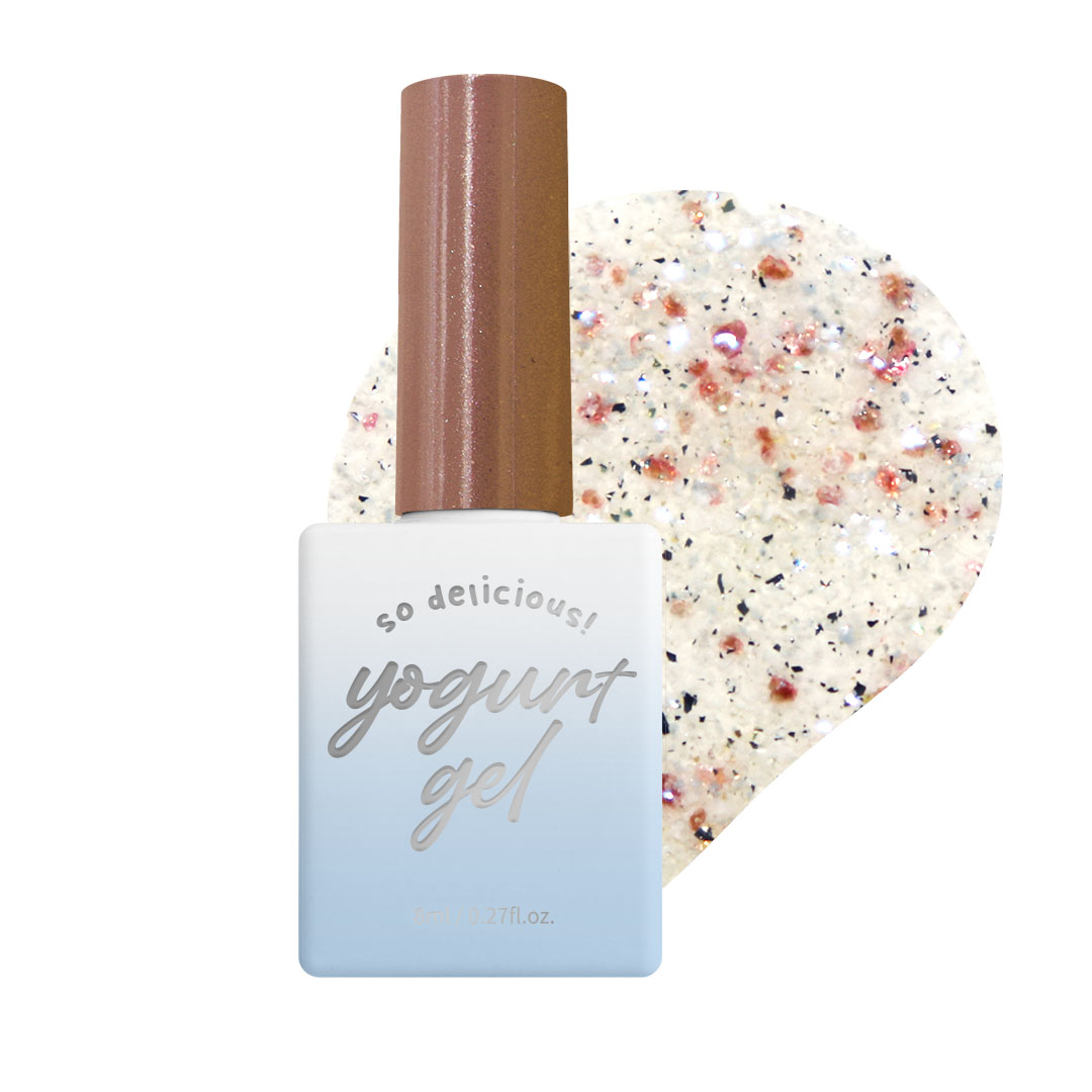 【YOGURT】 Twin Tweed Glitter Gel #G53 Mint Chocolate