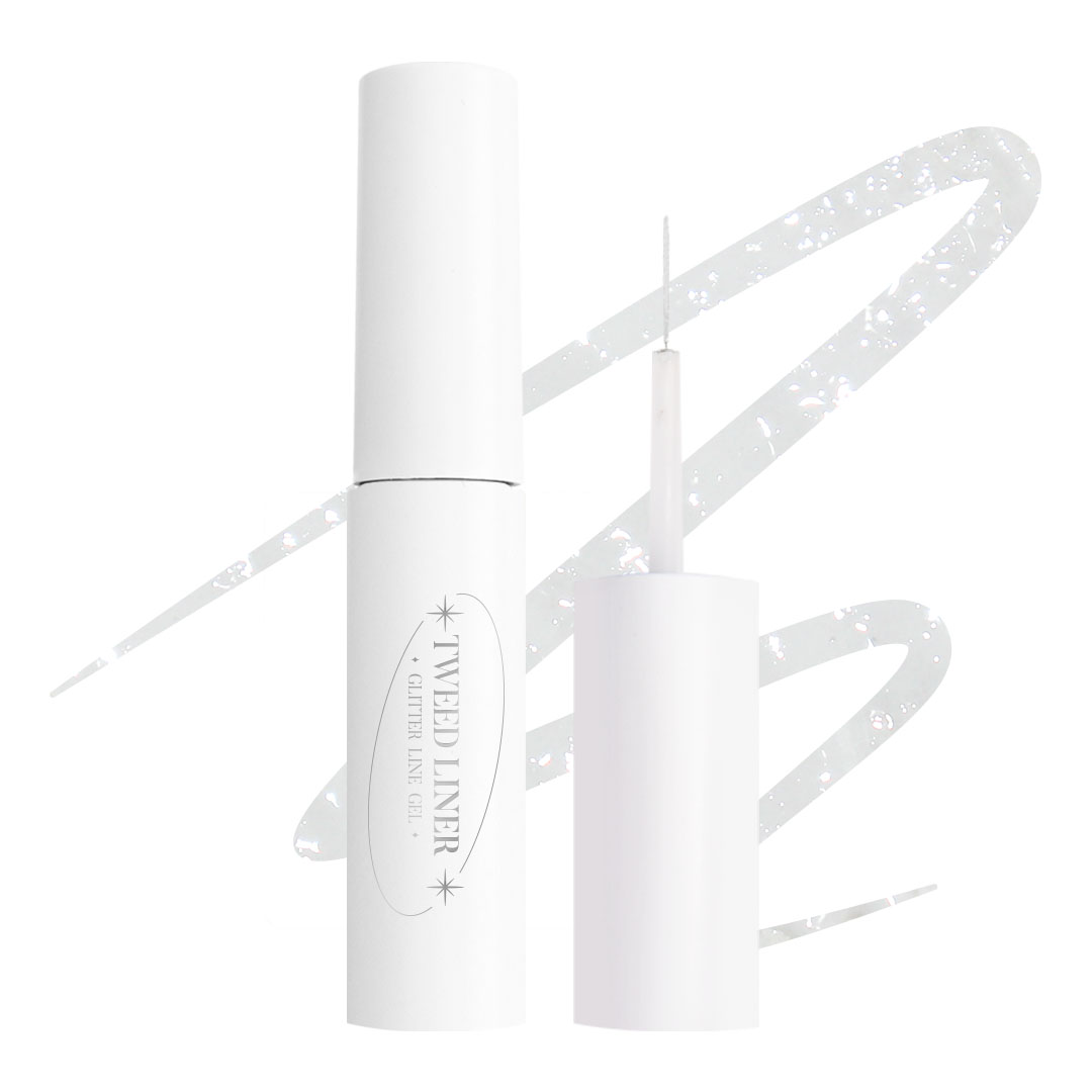 【YOGURT】Twin Tweed Glitter Gel #LG07 Tweed Liner