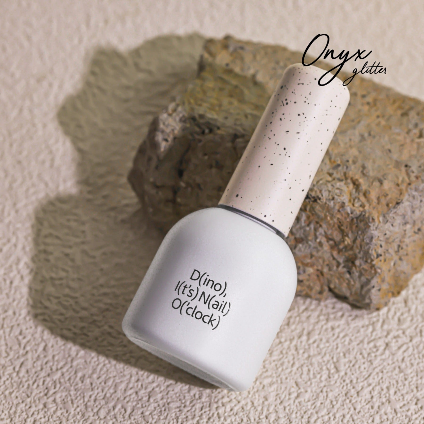 【DINO, IT'S NAIL O'CLOCK】Onyx Glitter [Black]