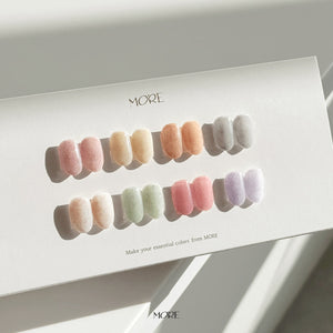 【MOREGEL】The Velvet Set (8 pieces) / Velvet Gel, Knit Gel