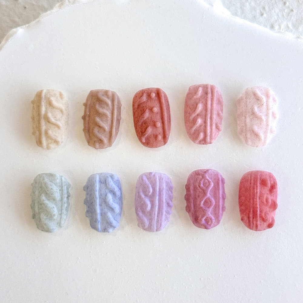 【YOGURT】Gel Nail Muffler Velvet Gel 10-piece Collection