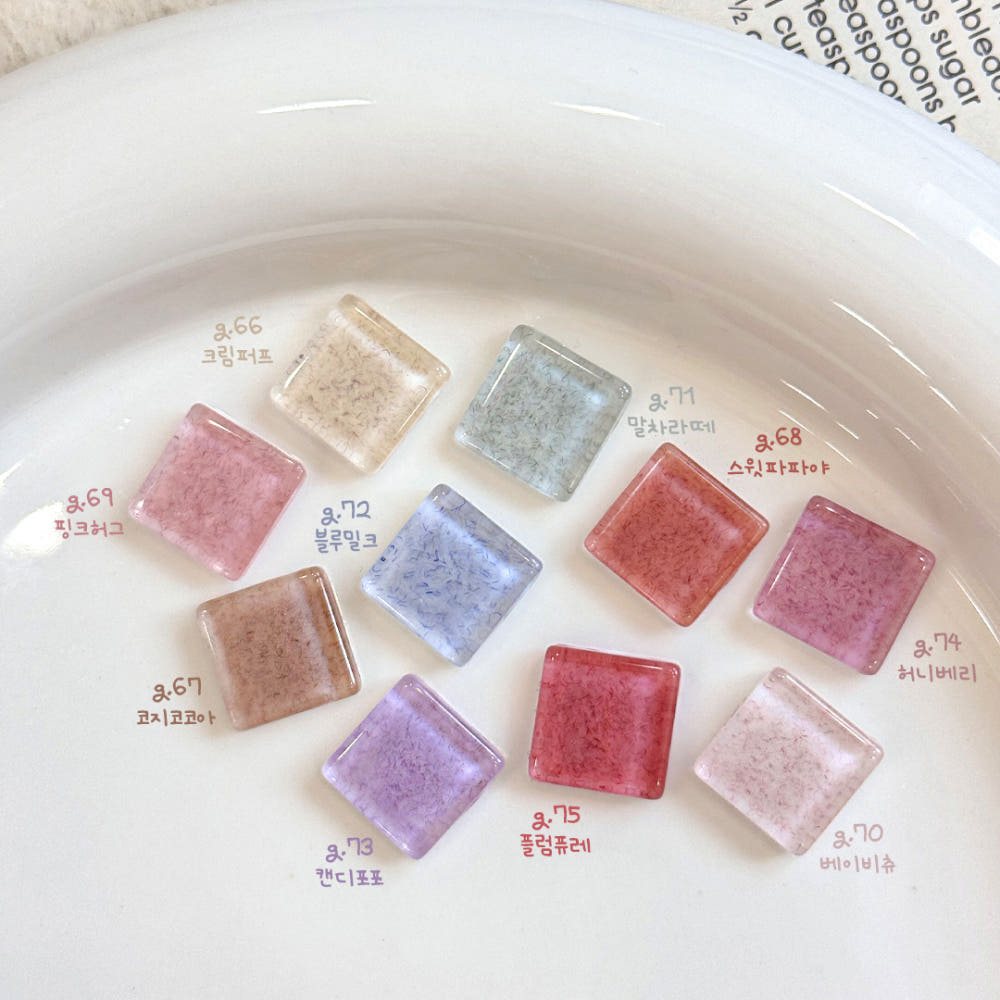 【YOGURT】Gel Nail Muffler Velvet Gel 10-piece Collection