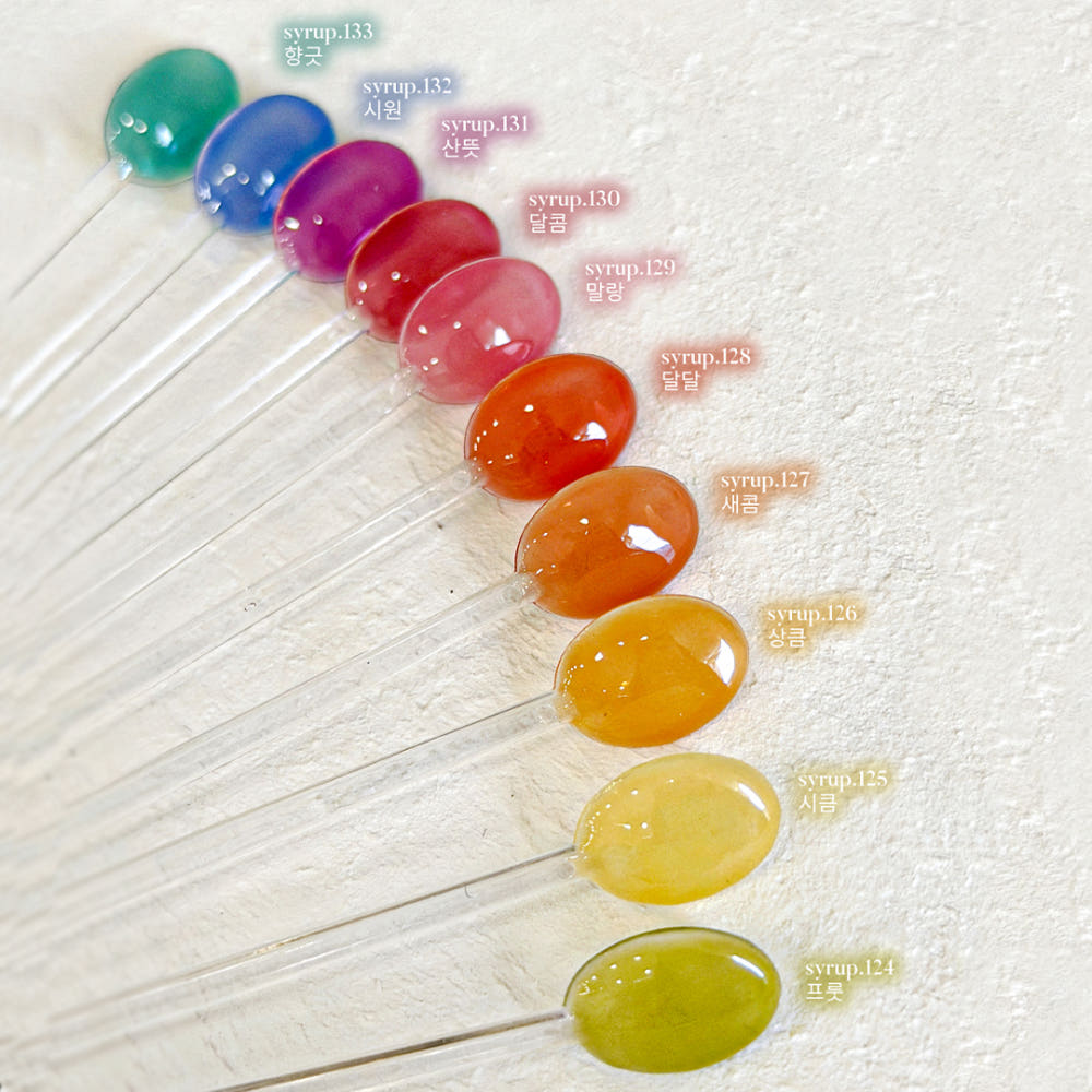 【YOGURT/受注販売(1週間前後納期)】Yogurt Gel Nail Fruit Syrup Syrup Gel 10-piece Collection