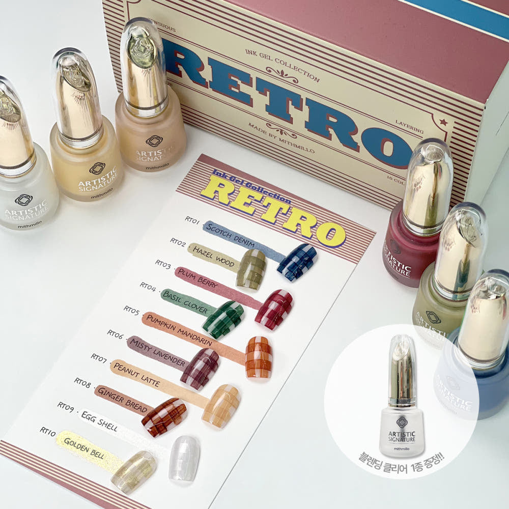 【mithmillo / 受注販売(3月下旬前後納期)】Retro Ink 10-piece Collection