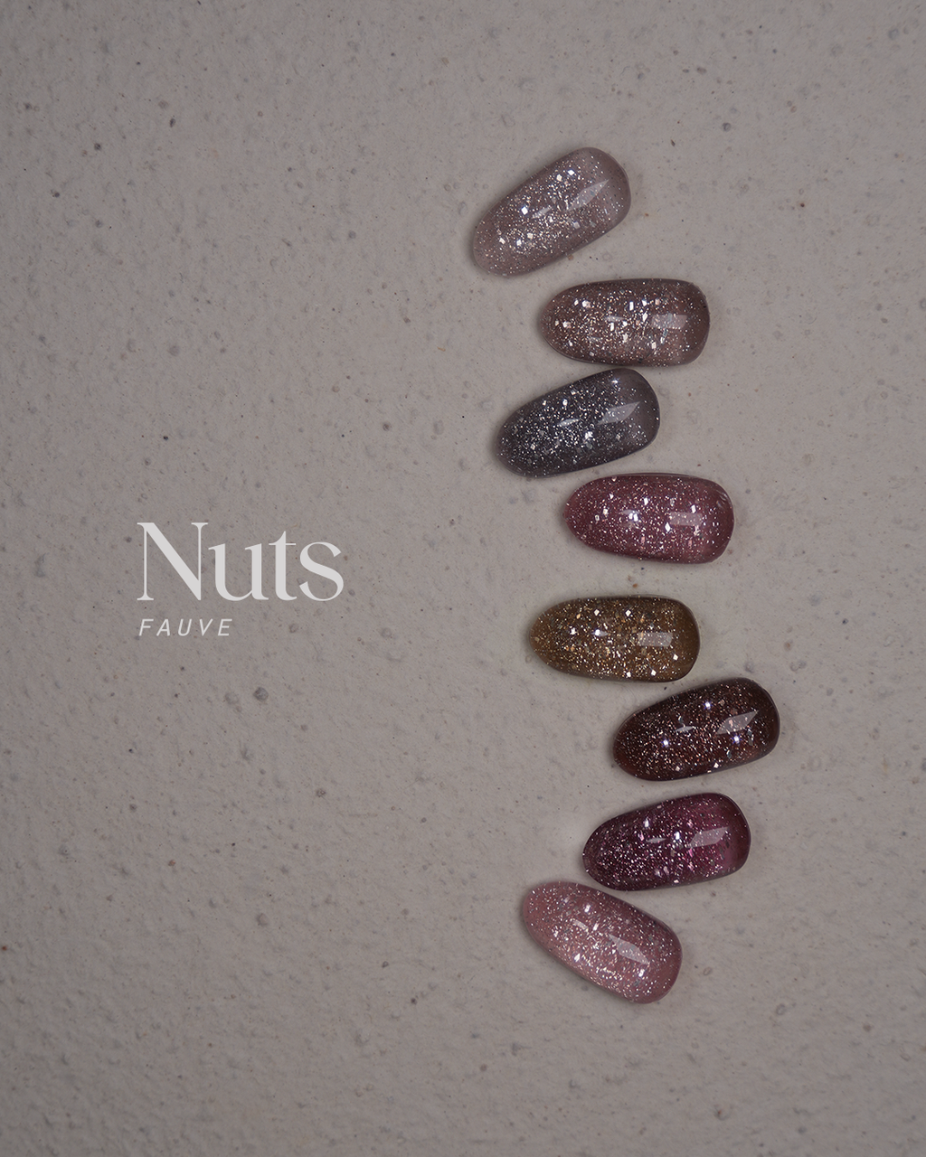 【FAUVE】Nuts: Reflective & Magnet Collection 16-piece set
