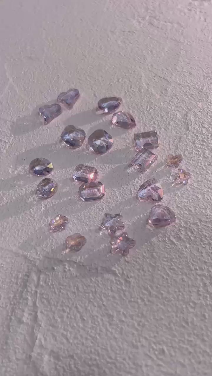 【A.Shining_Moment】[Self-made] Kira Kira Lens Shining Filter/Single Starlight Lens for Nail Photography ＋ Holder Clip